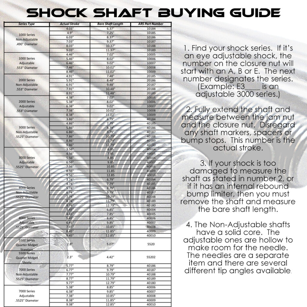 Shock Shaft Buying Guide